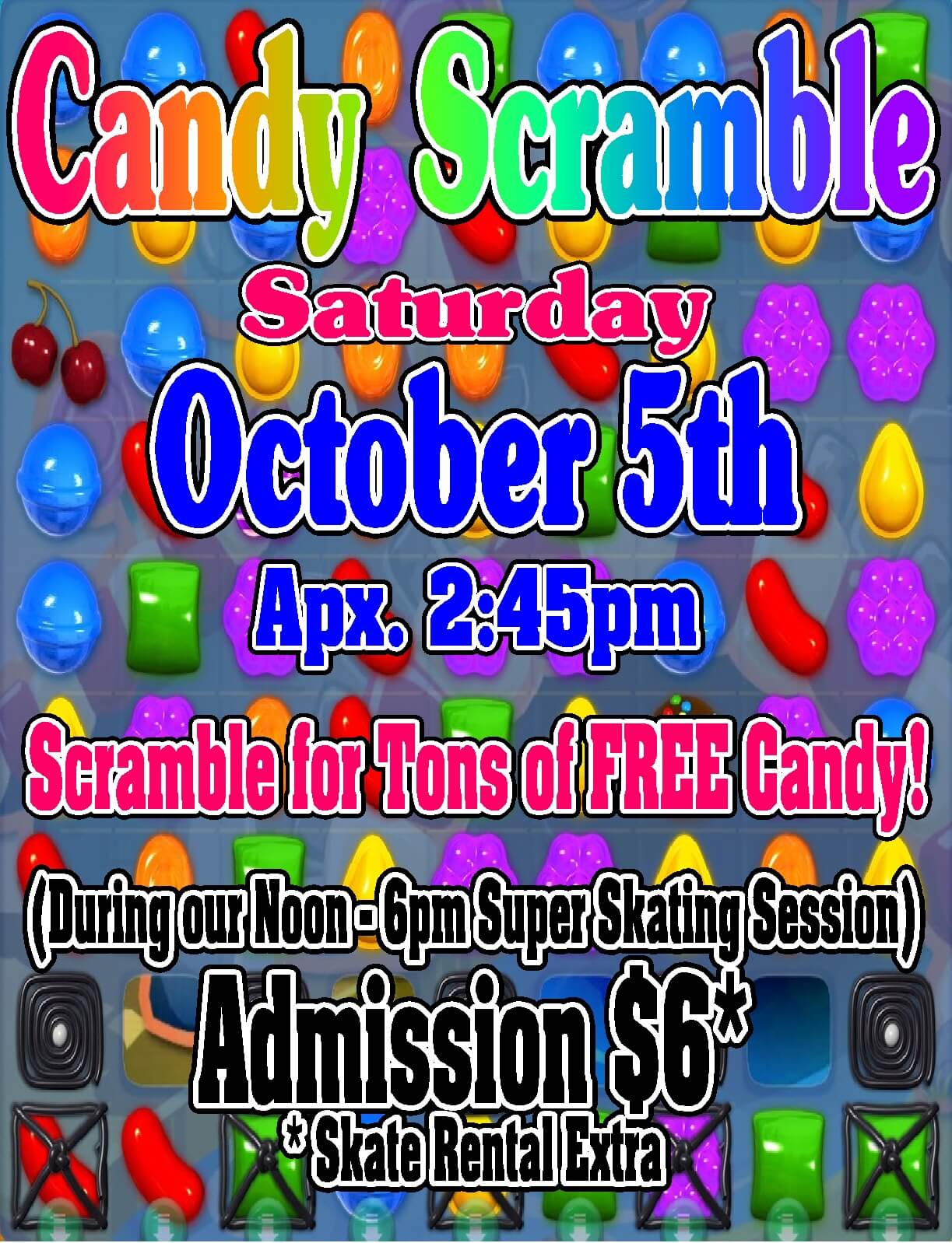 candy scramble Oct 2013